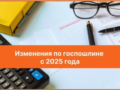 Изменения по уплате государственной пошлины в 2025 году