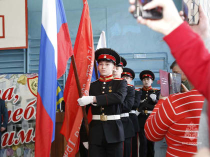 Курганские кадеты по профилю МЧС России торжественно приняли присягу