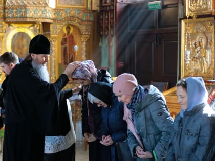 Последнюю в этом году Литургию Преждеосвященных Даров совершили в главном соборе города Кургана