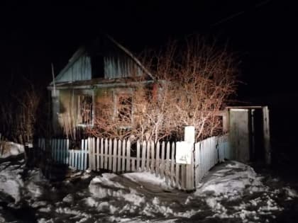 В Курганской области в День Защитника Отечества в пожаре погиб мужчина