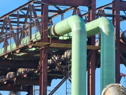 Обновление тепломагистрали в Кургане