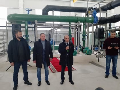 В Шадринске официально открыли новую систему водоснабжения города