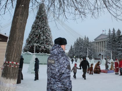 Росгвардия обеспечила правопорядок и безопасность в новогоднюю ночь в Зауралье