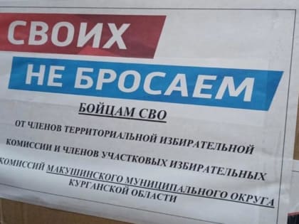 Участковые избиркомы Курганской области отправили на СВО бинты, жгуты и шприцы