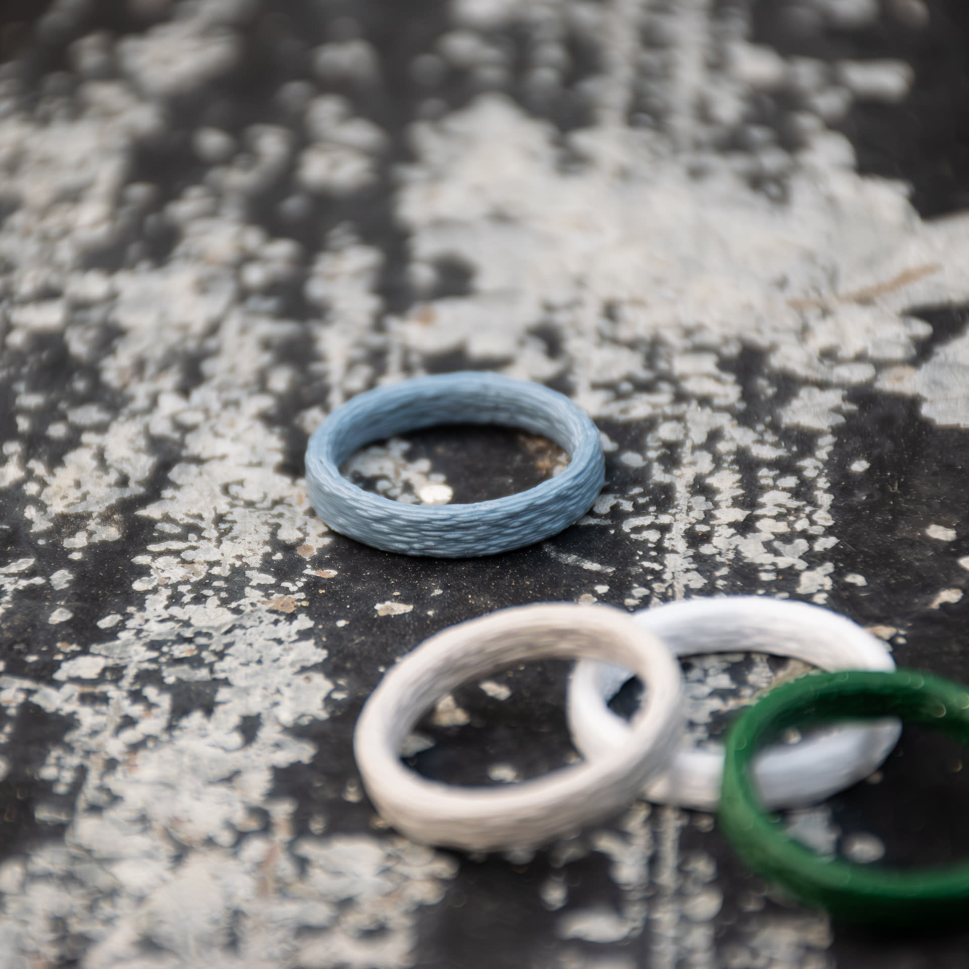 Luzerna rings. Luzerna rings.