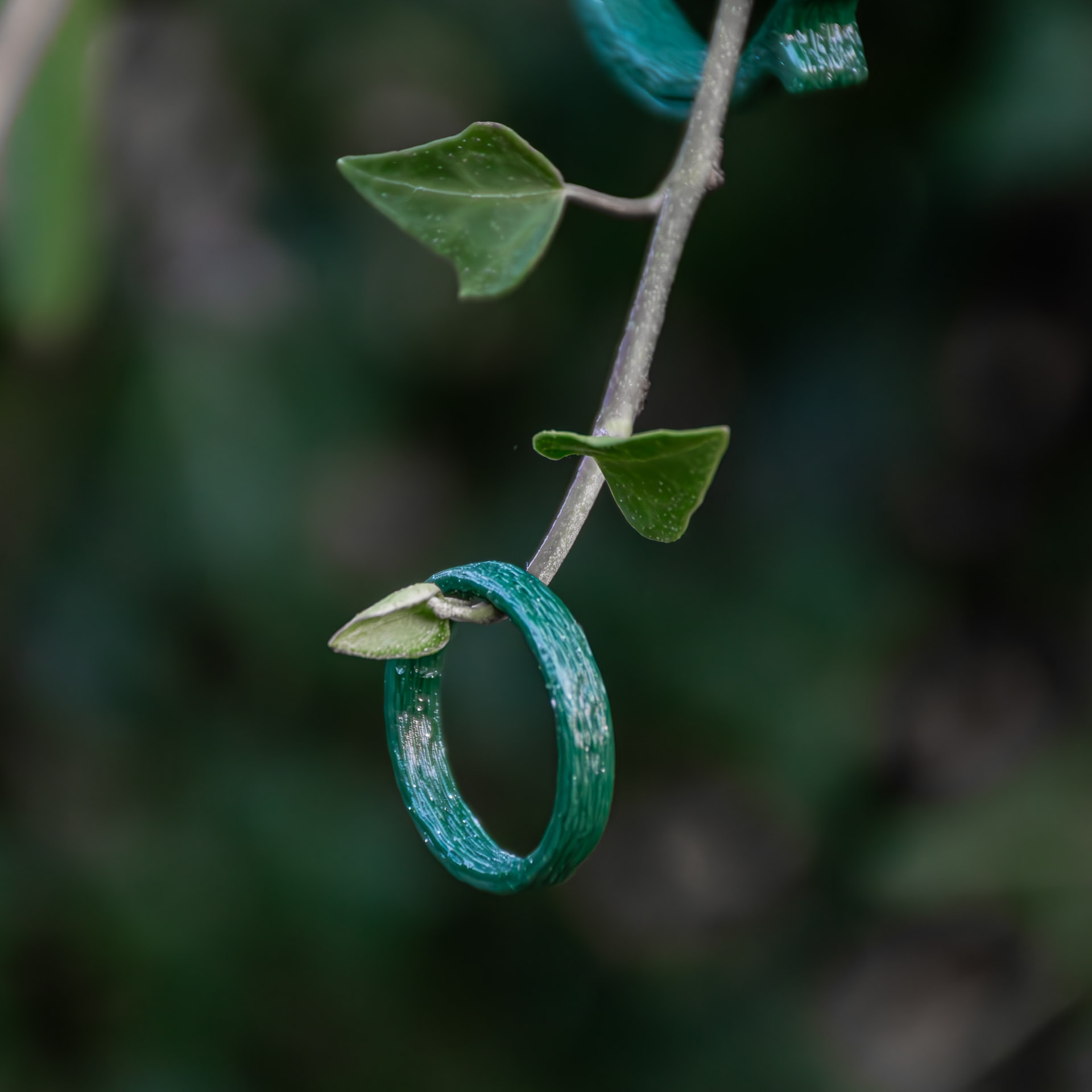 Luzerna Ring. Dark green color. Luzerna Ring. Dark green color.