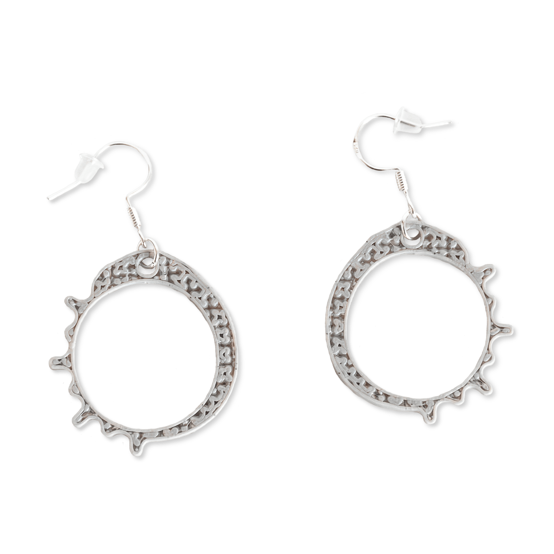 Luzerna earrings. Limestone color. Luzerna earrings. Limestone color.