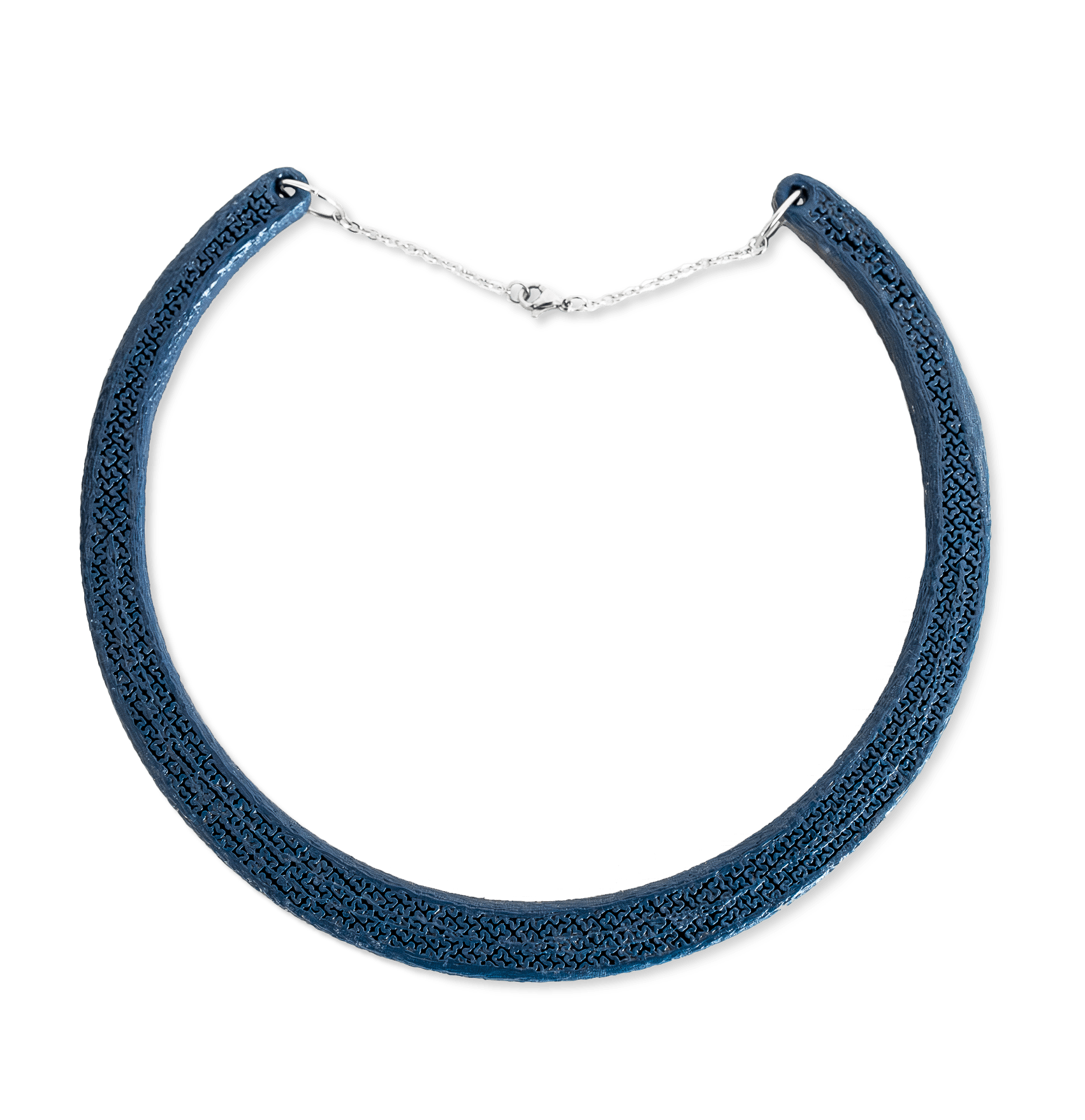 Luzerna necklace. Navy blue color. Luzerna necklace. Navy blue color.