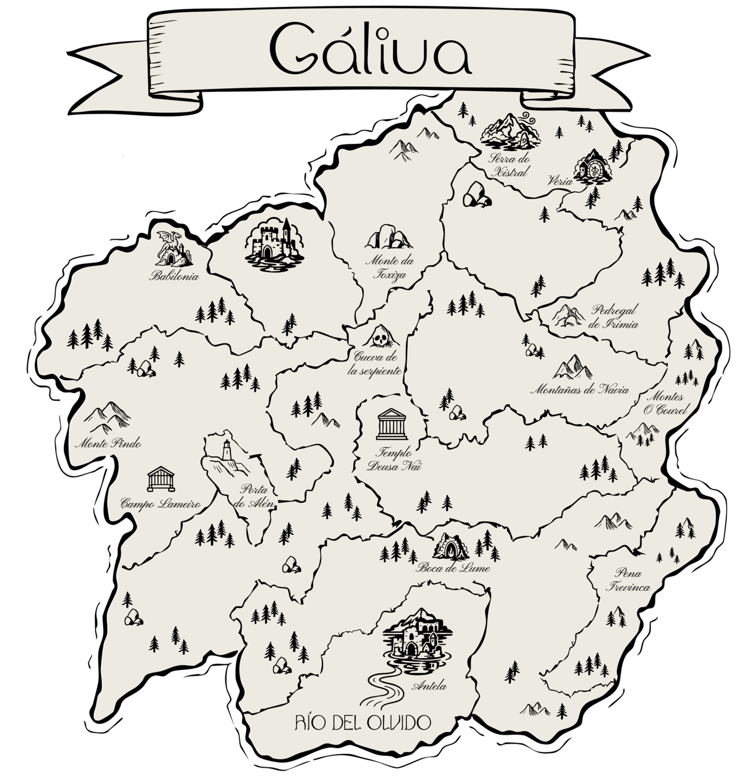 Mapa de Gáliva