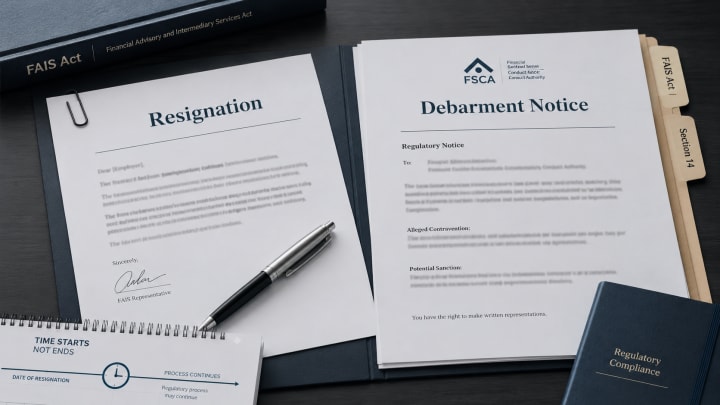 Can a FAIS Representative Resign to Avoid Debarment?