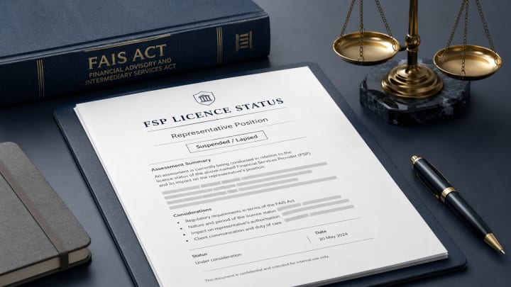 What Happens to a Representative When Their FSP's Licence Lapses or Is Suspended?