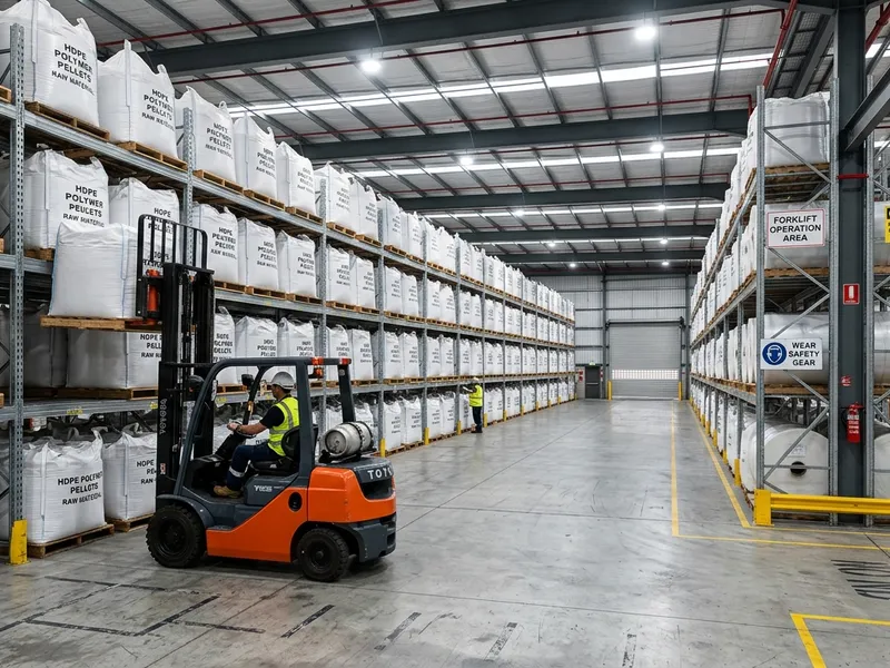 HDPE Raw Materials Warehouse
