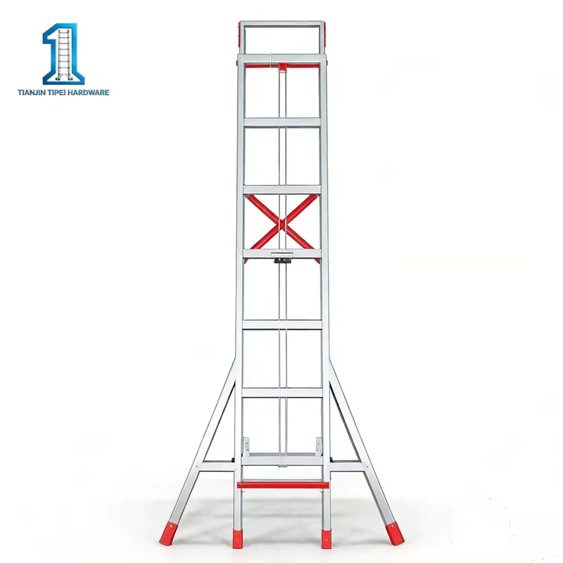 Heavy-Duty Aluminium Telescopic Extension Ladder 1
