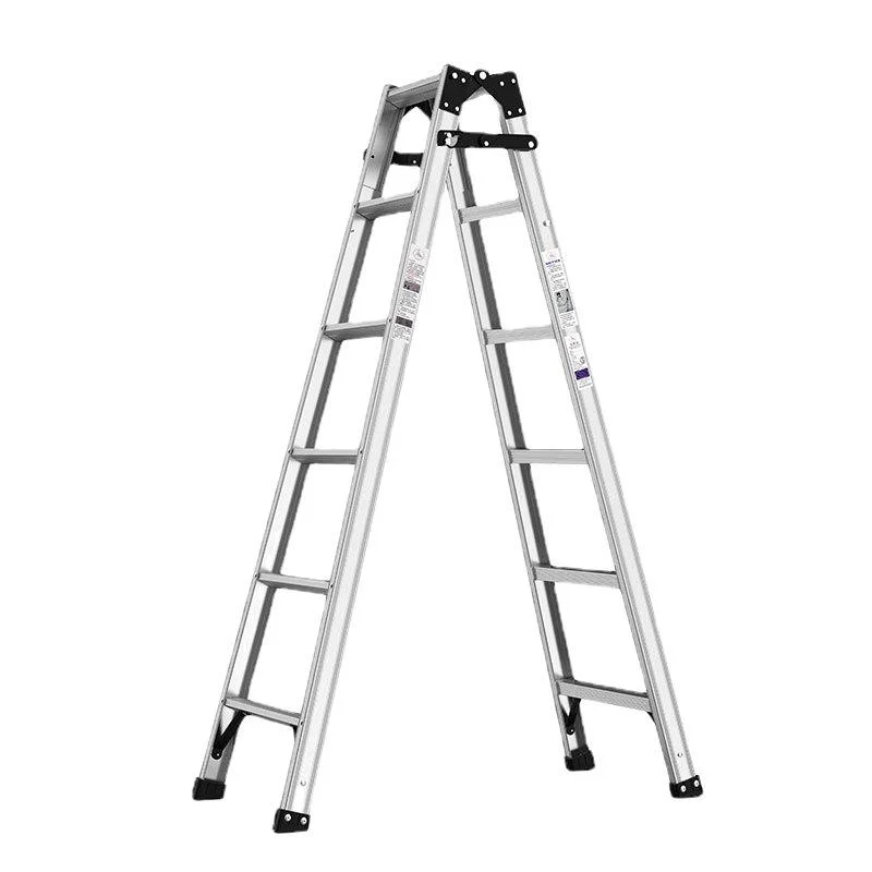 Wide-Step Aluminium Extension Ladder 9