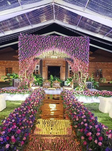 lawn space for wedding