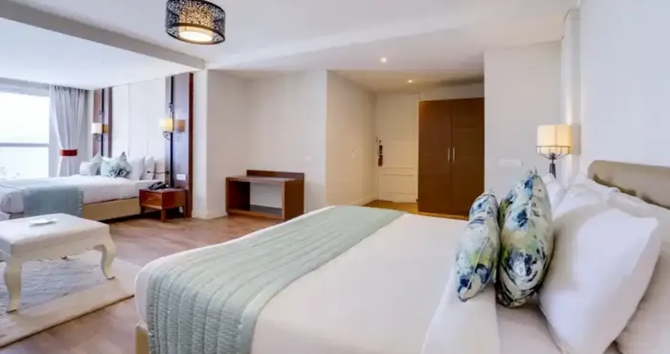 Family Room with Valley View and Balcony