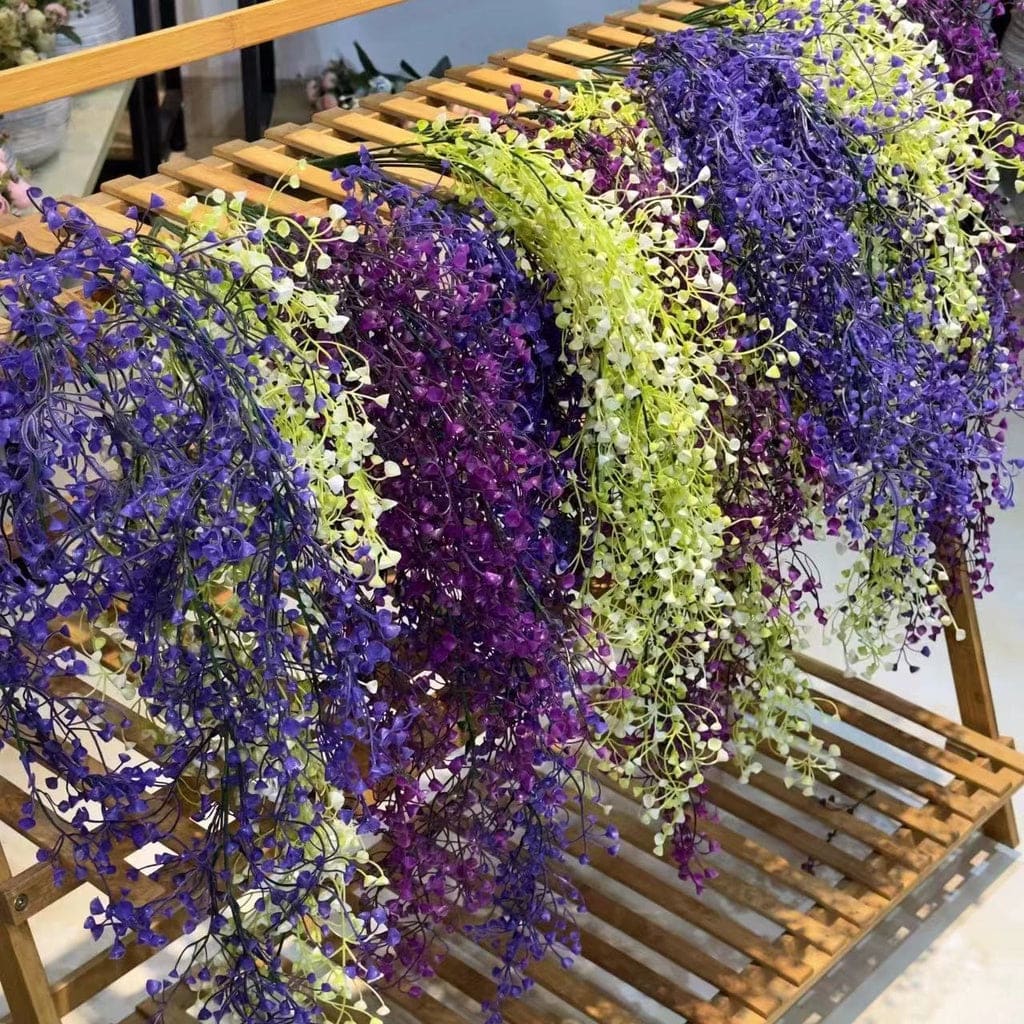 DAUN JUNTAI80cm JUNTAI ARTIFICIAL DAUN GANTUNG ARTIFICIAL DAUN WILLOW DAUN RAMBAT PLASTIK