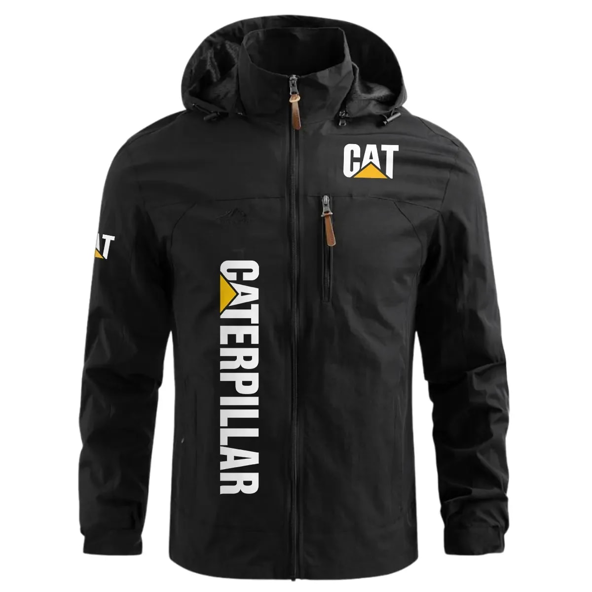 Caterpillar Exclusive Logo Waterproof Windbreaker Outdoor Jacket Detachable Hood