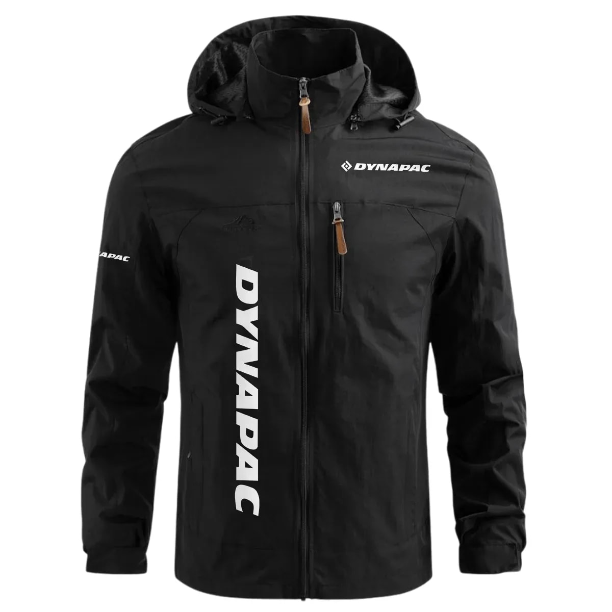 Dynapac Exclusive Logo Waterproof Windbreaker Outdoor Jacket Detachable Hood