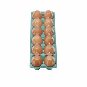 Ovos vermelhos embalados