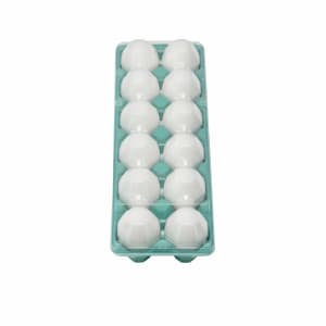 Ovos brancos embalados