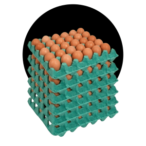 Ovos vermelhos à granel