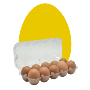 Ovos caipiras embalados