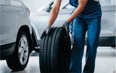 Troca de pneu