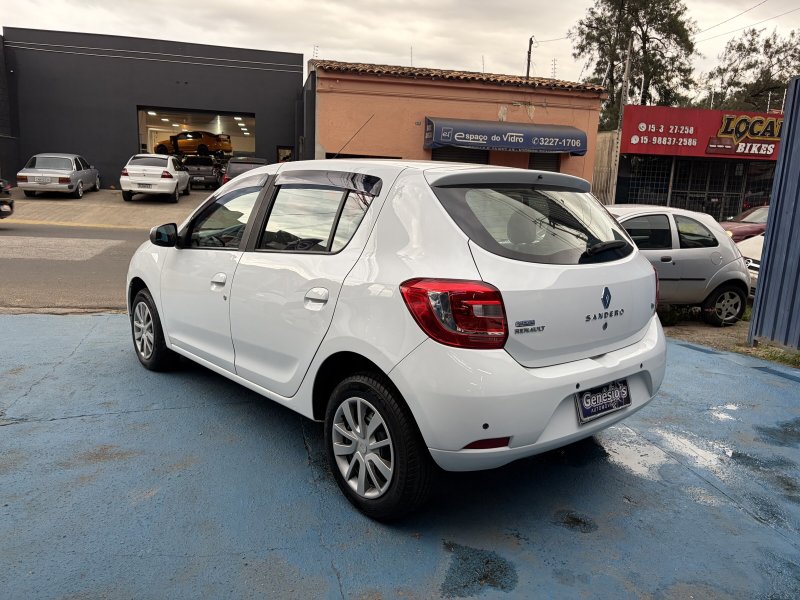 SANDERO EXPRESSION 1.6 2015 BRANCO COMPLETO