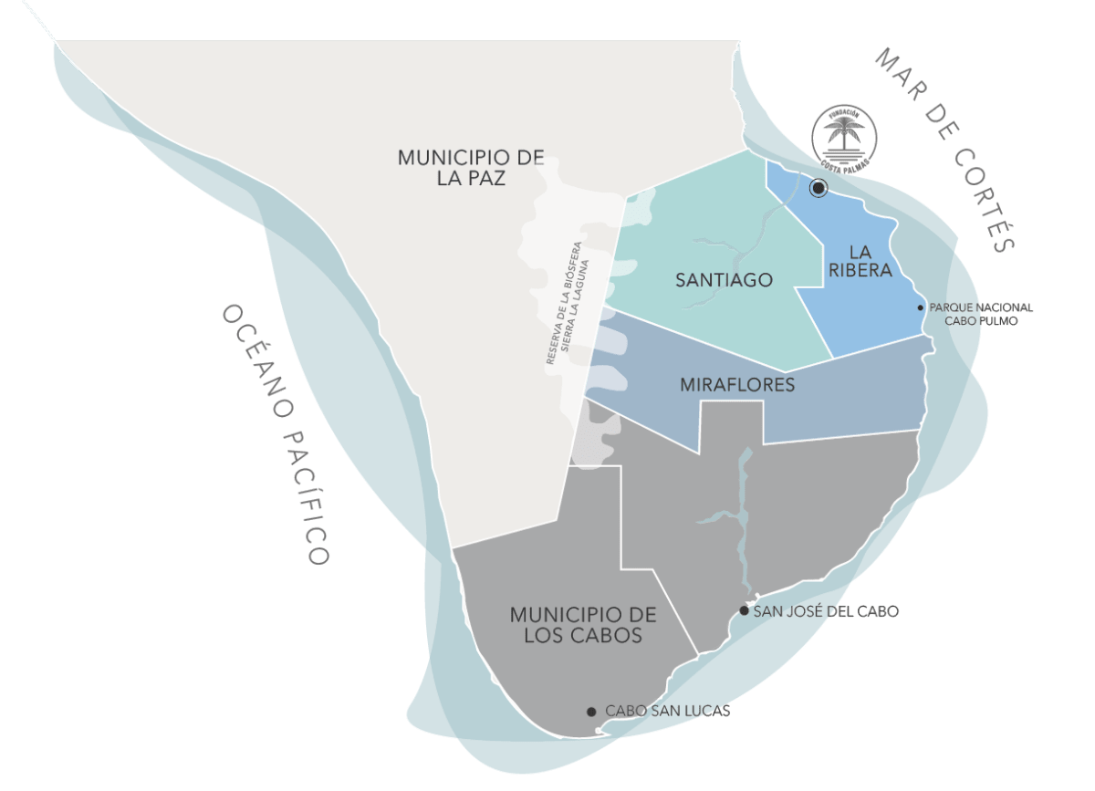Mapa de Cabo del Este