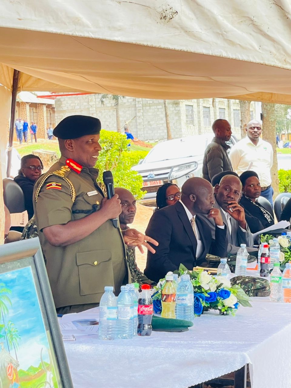 Annual General Meeting at Mbarara Army SS - parents and staff