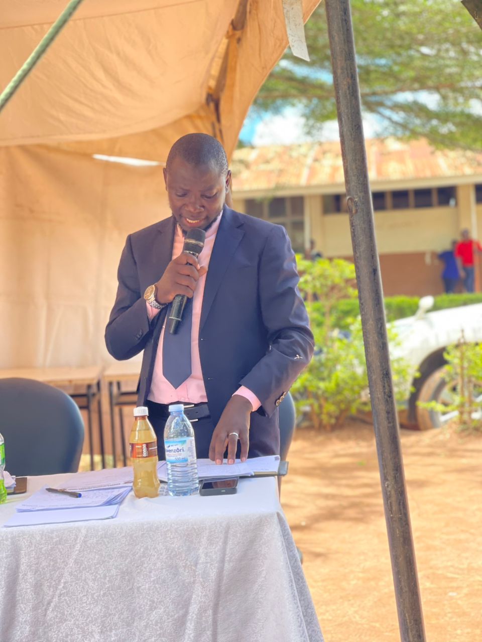 AGM parade with army boarding school cadets