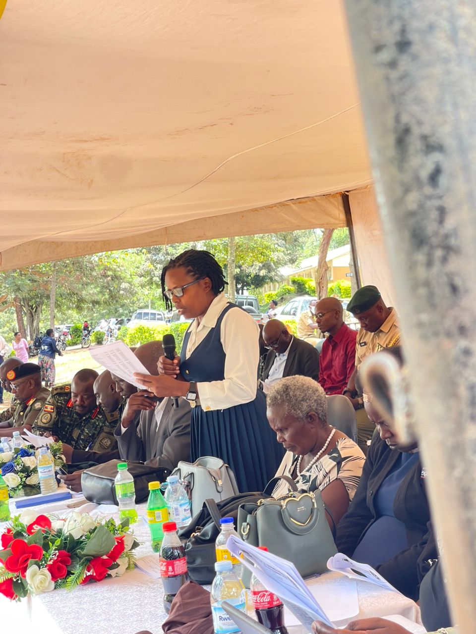 PTA meeting open forum, parents speaking