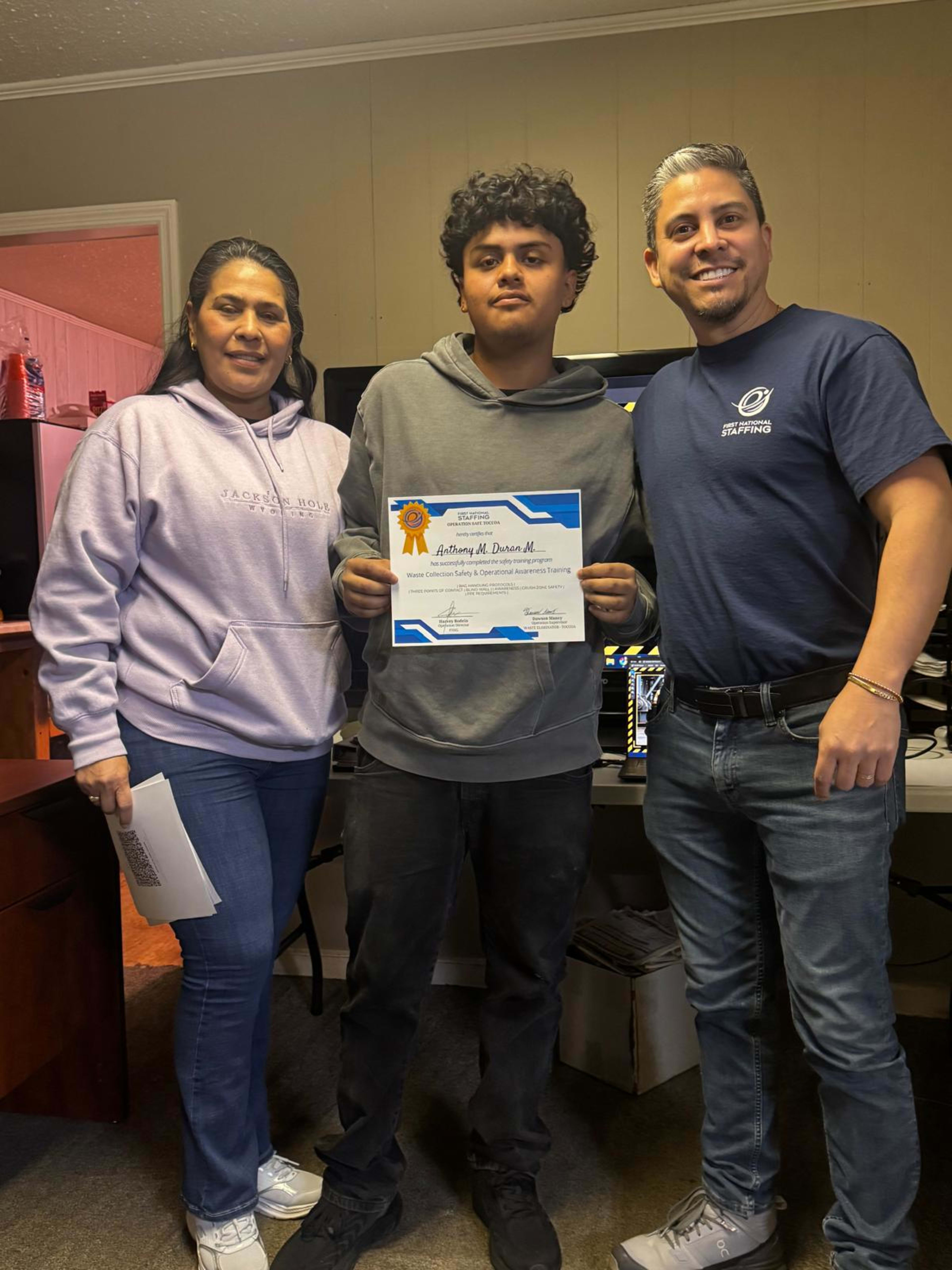 FNSG associates participating in safety training in Toccoa