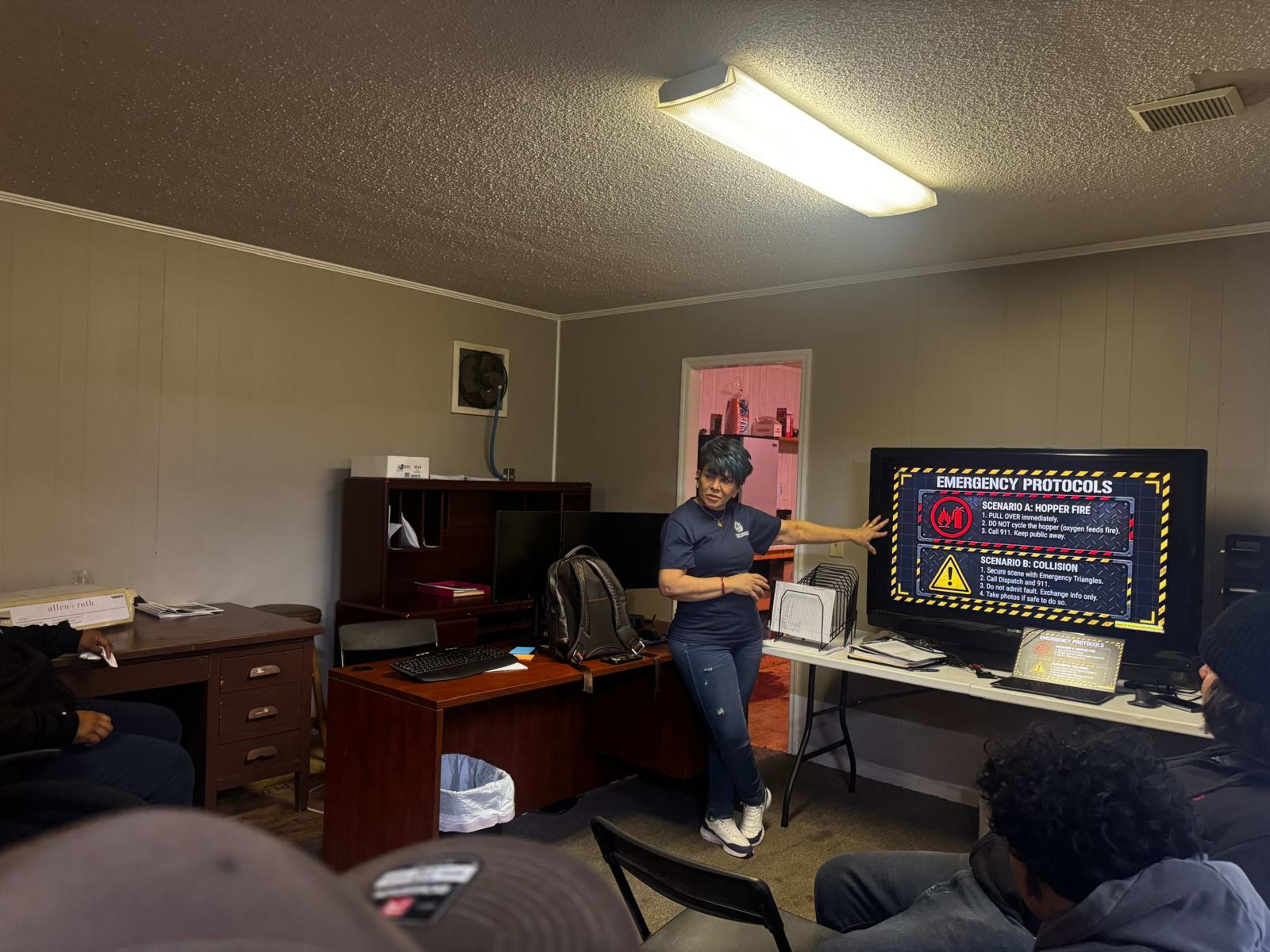 FNSG associates participating in safety training in Toccoa