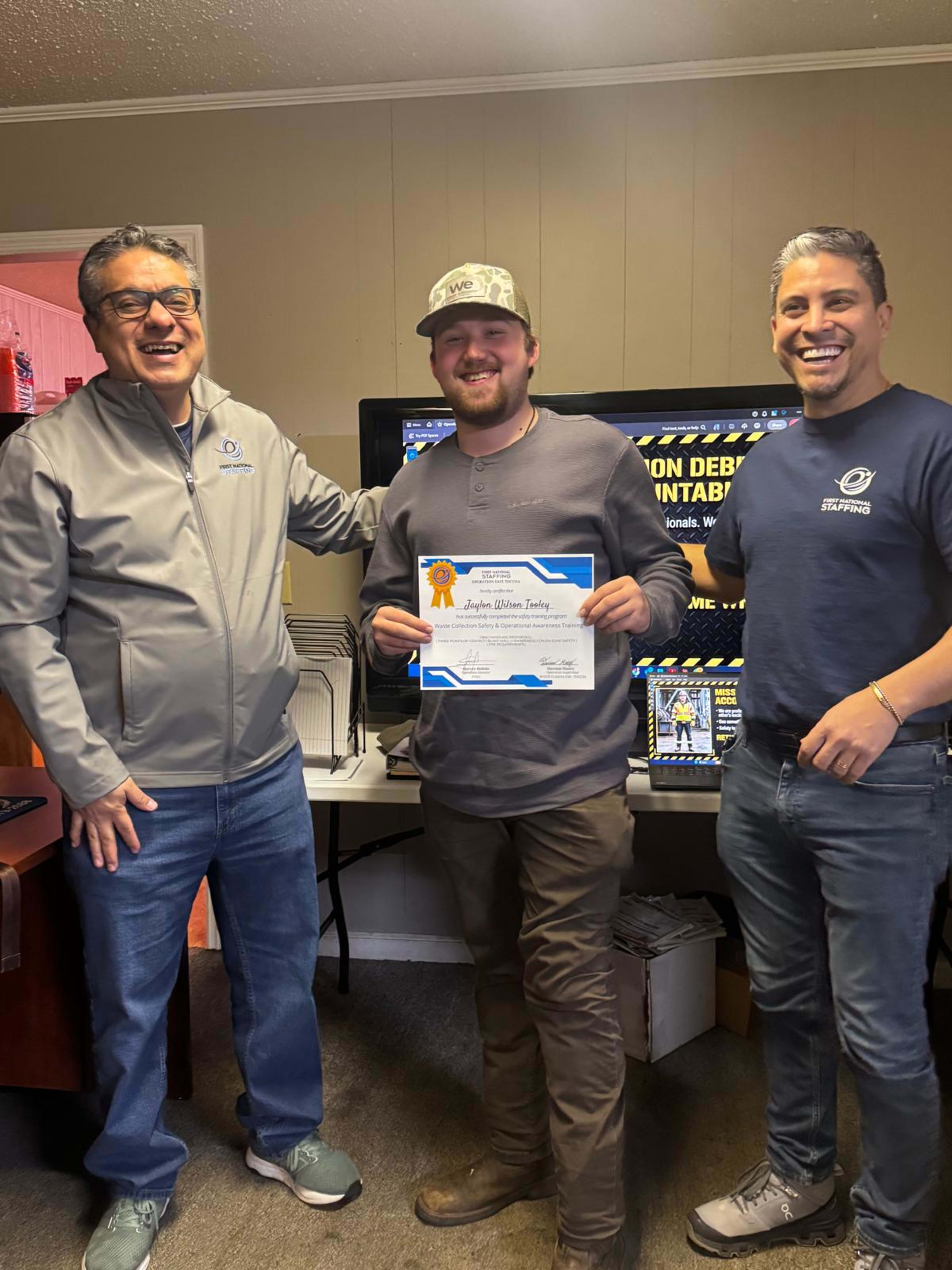 FNSG associates participating in safety training in Toccoa