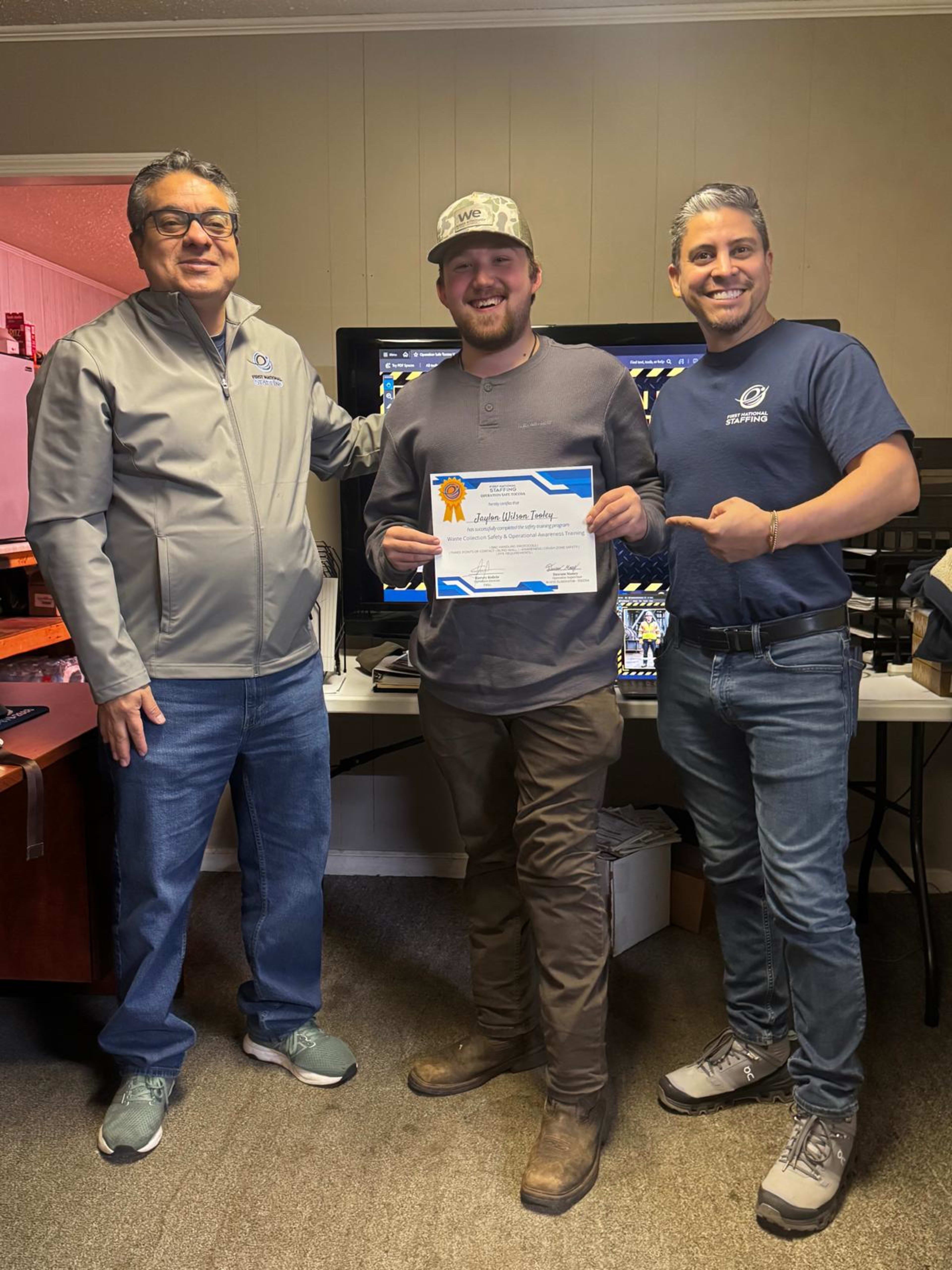 FNSG associates participating in safety training in Toccoa