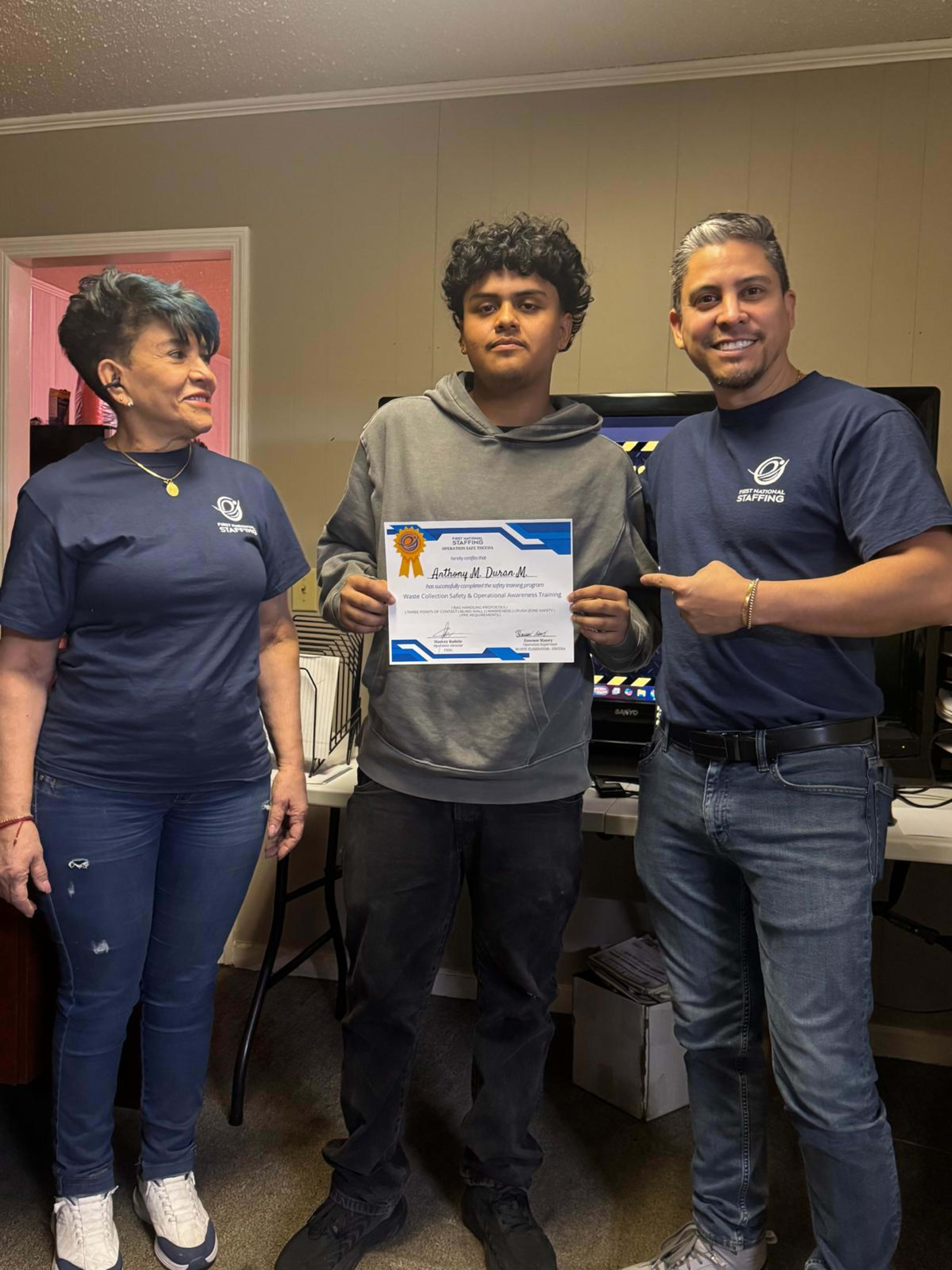 FNSG associates participating in safety training in Toccoa