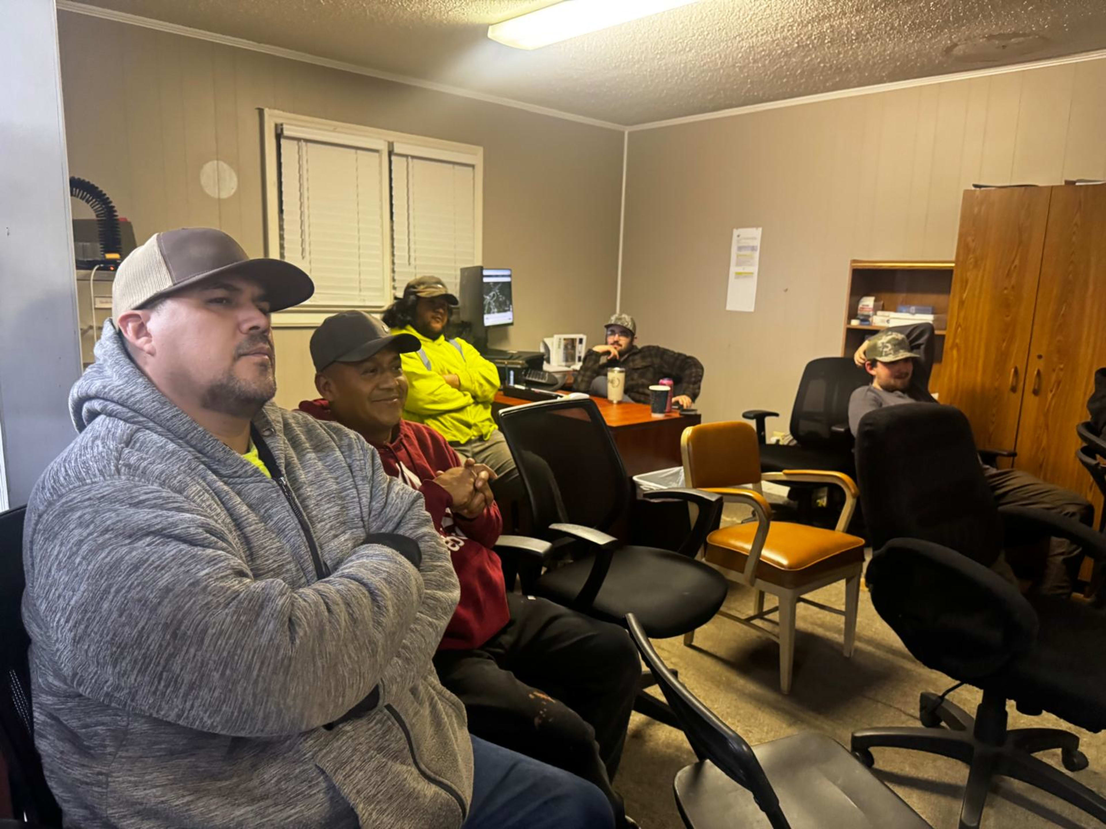 FNSG associates participating in safety training in Toccoa