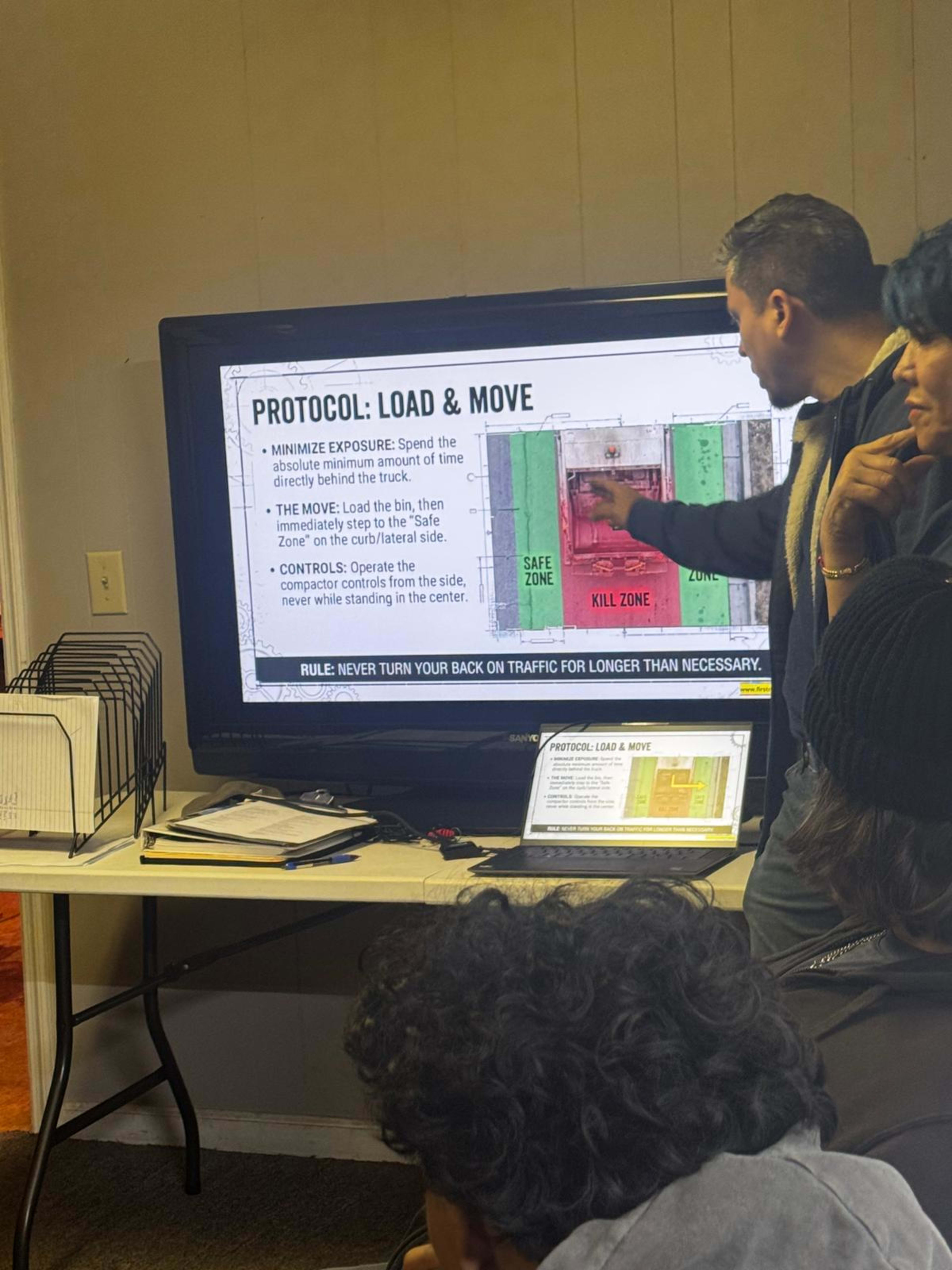 FNSG associates participating in safety training in Toccoa