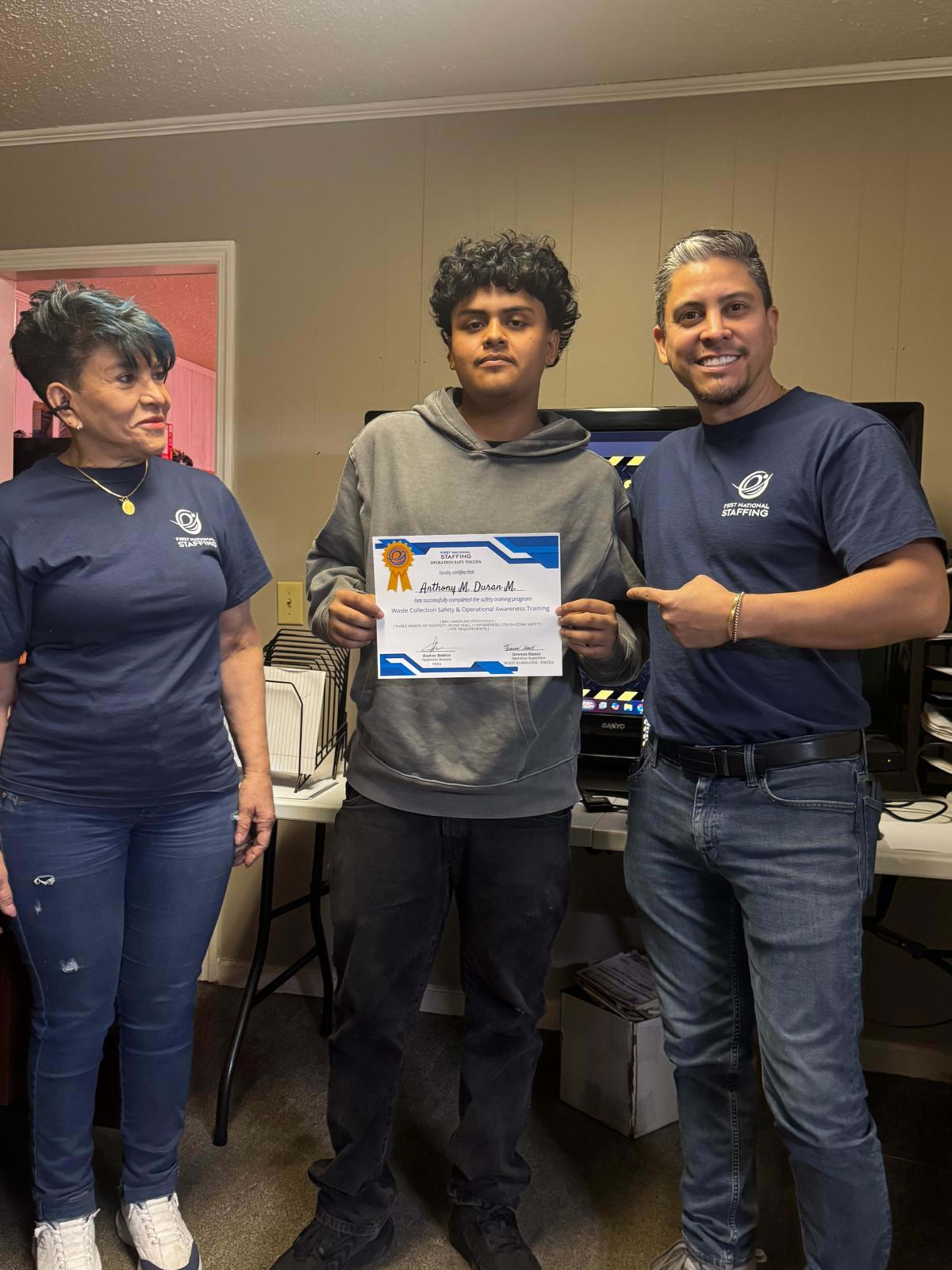 FNSG associates participating in safety training in Toccoa