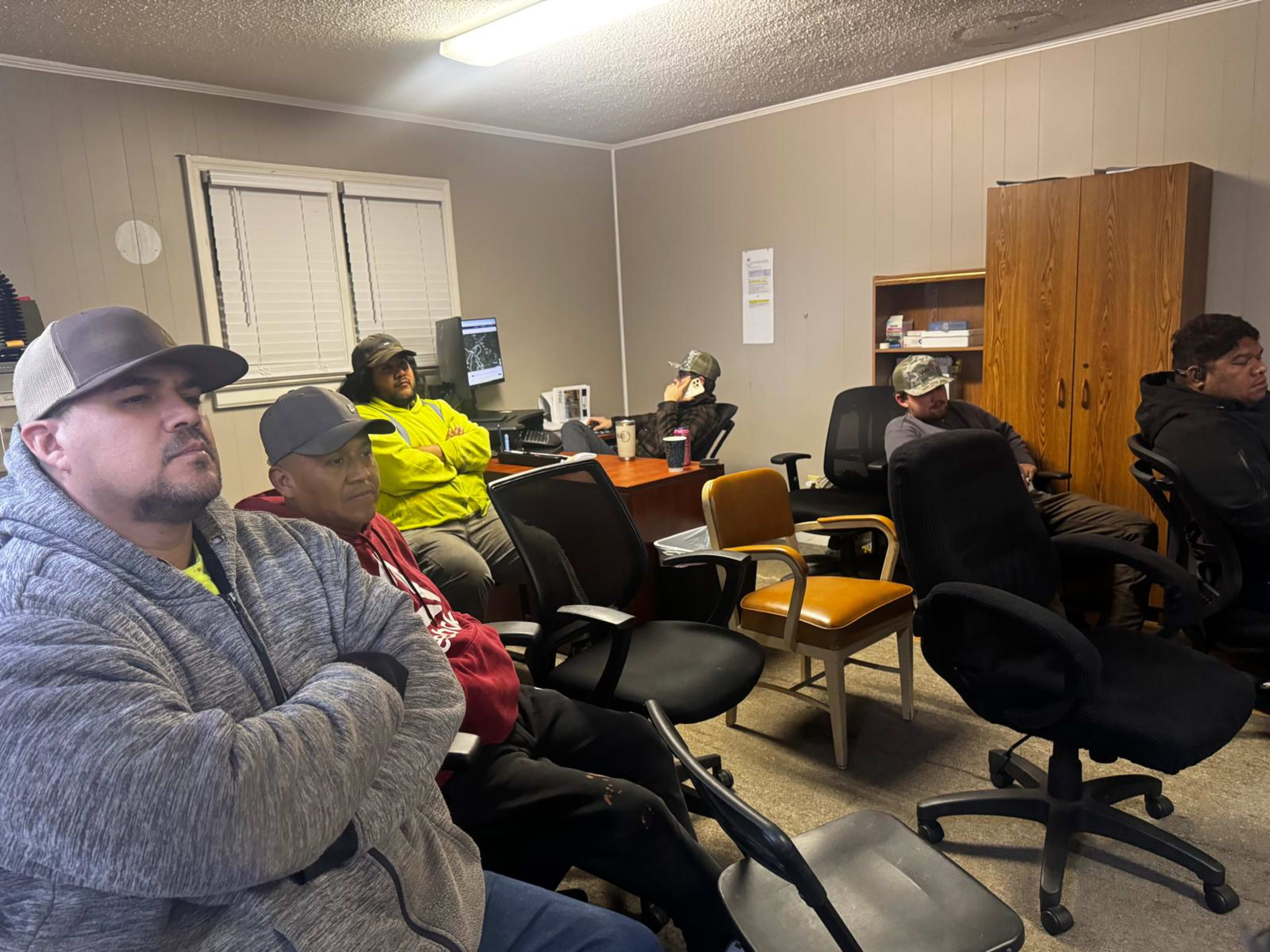 FNSG associates participating in safety training in Toccoa