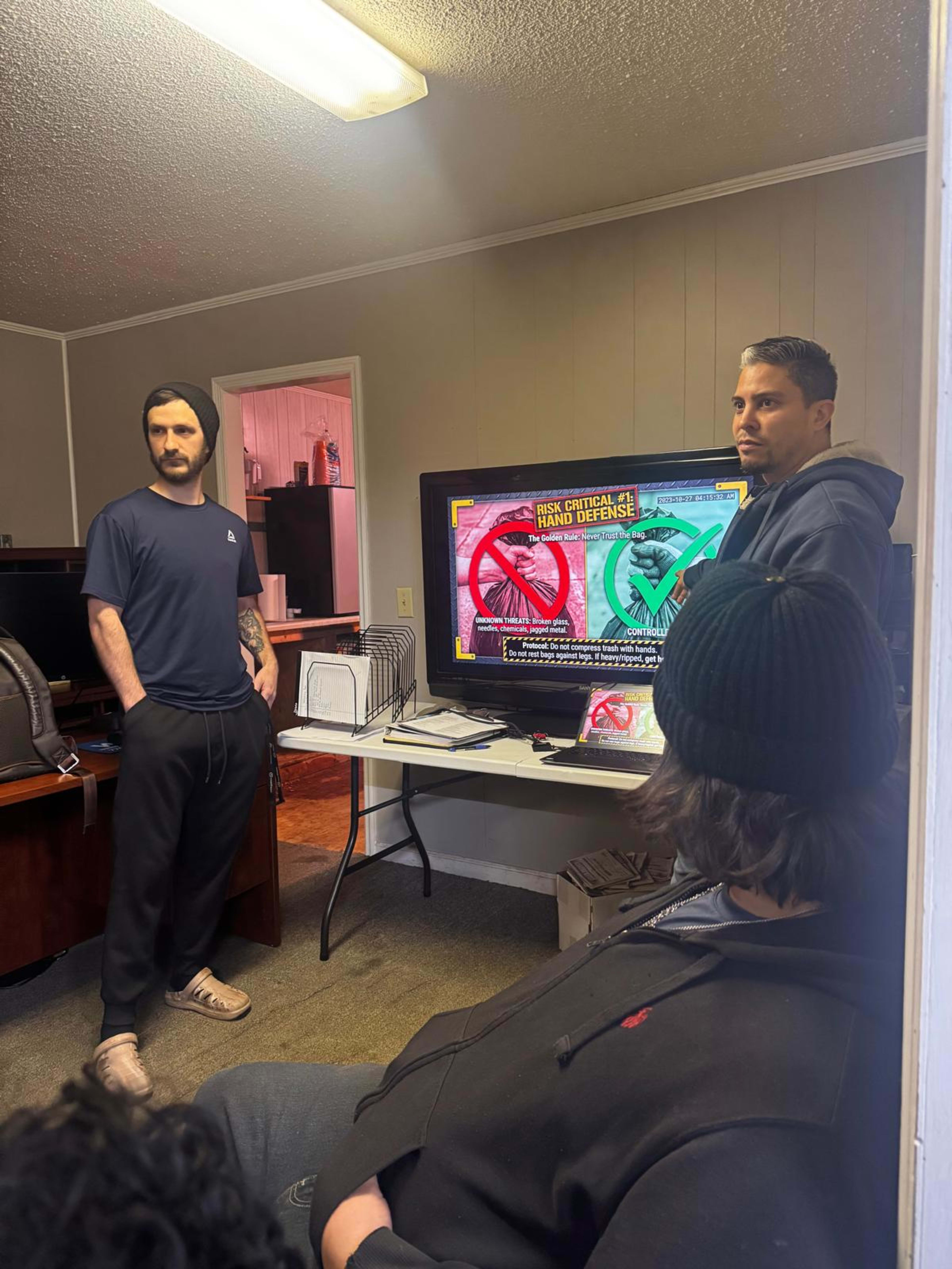 FNSG associates participating in safety training in Toccoa