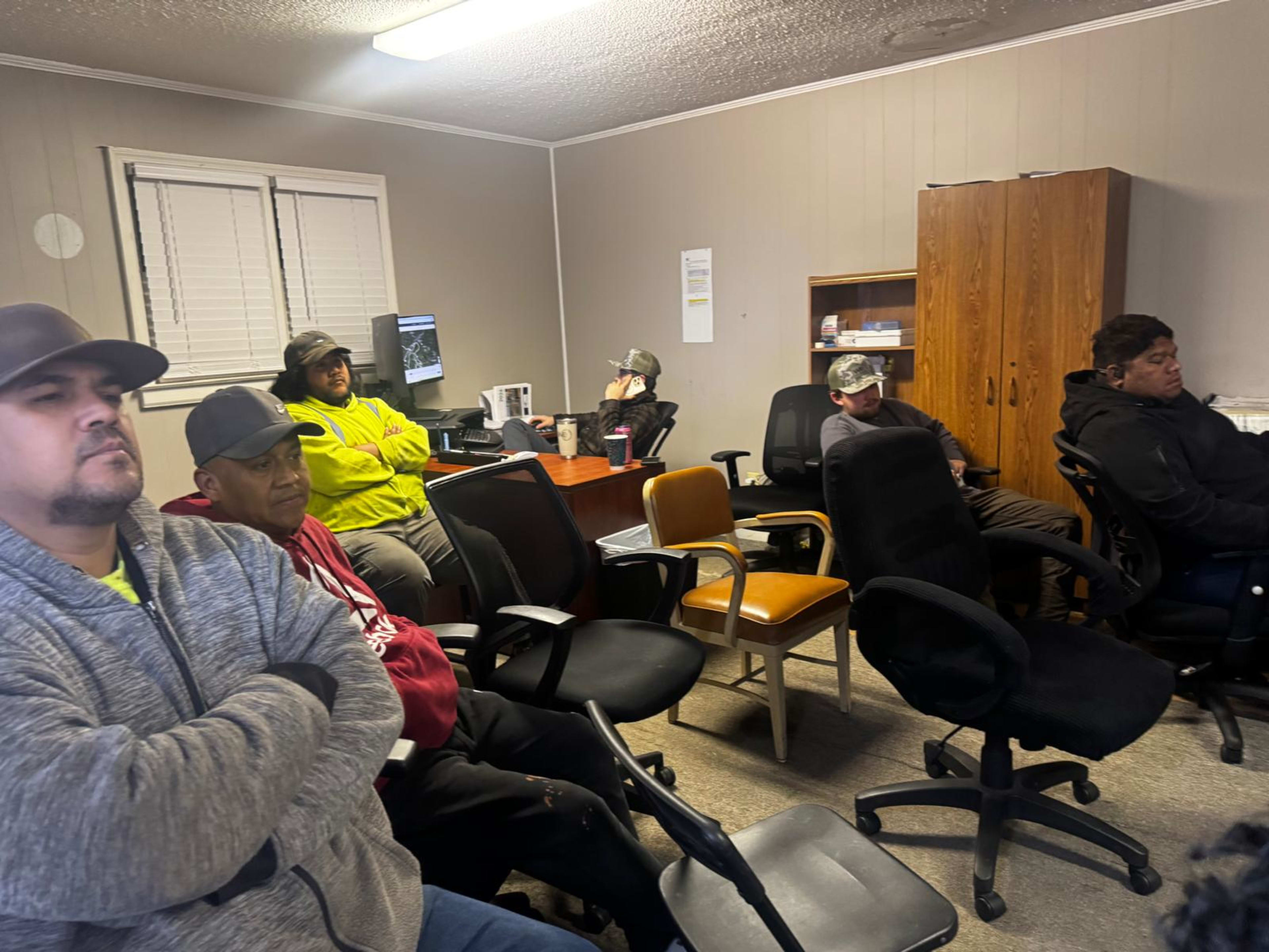 FNSG associates participating in safety training in Toccoa