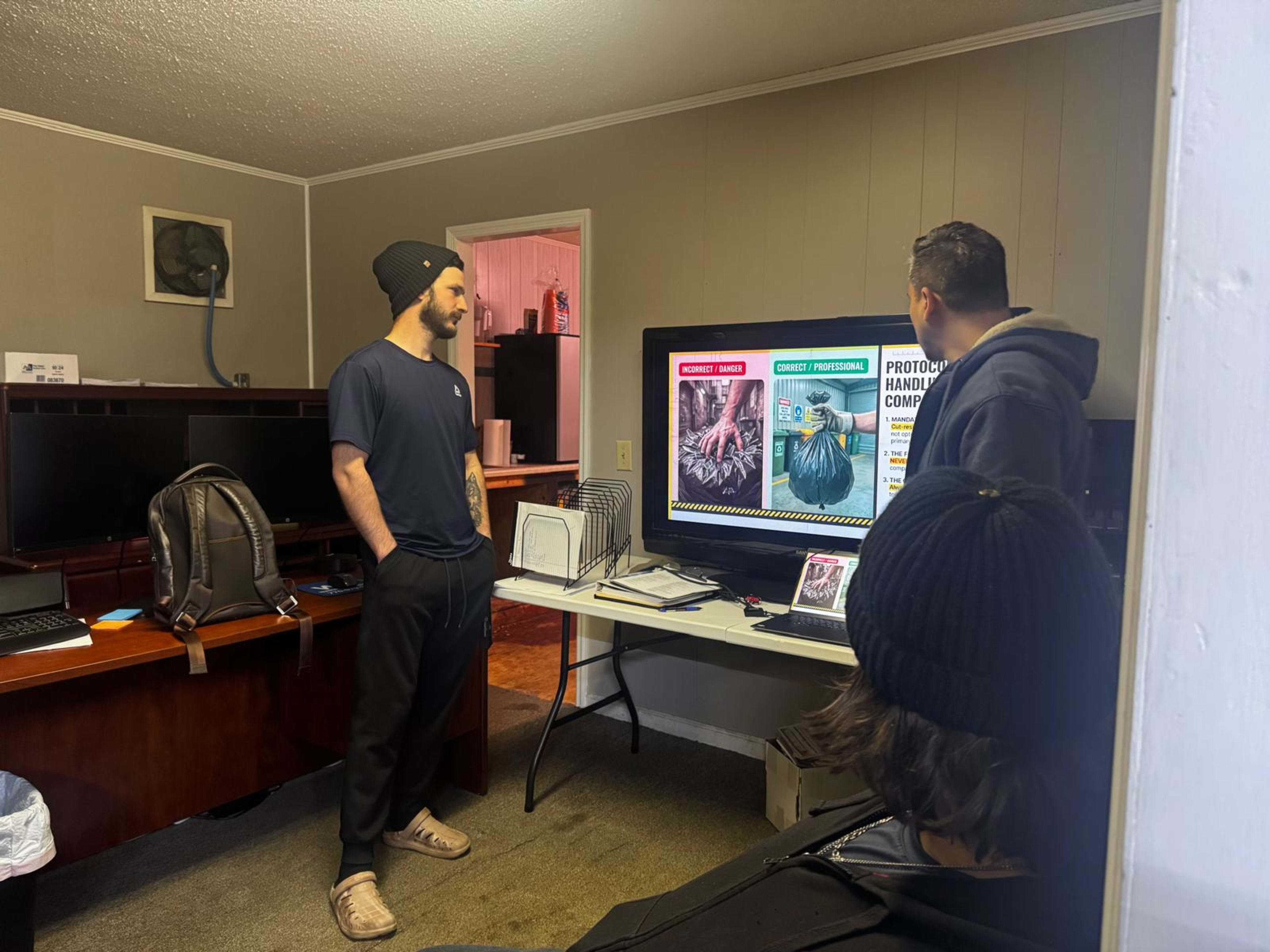 FNSG associates participating in safety training in Toccoa