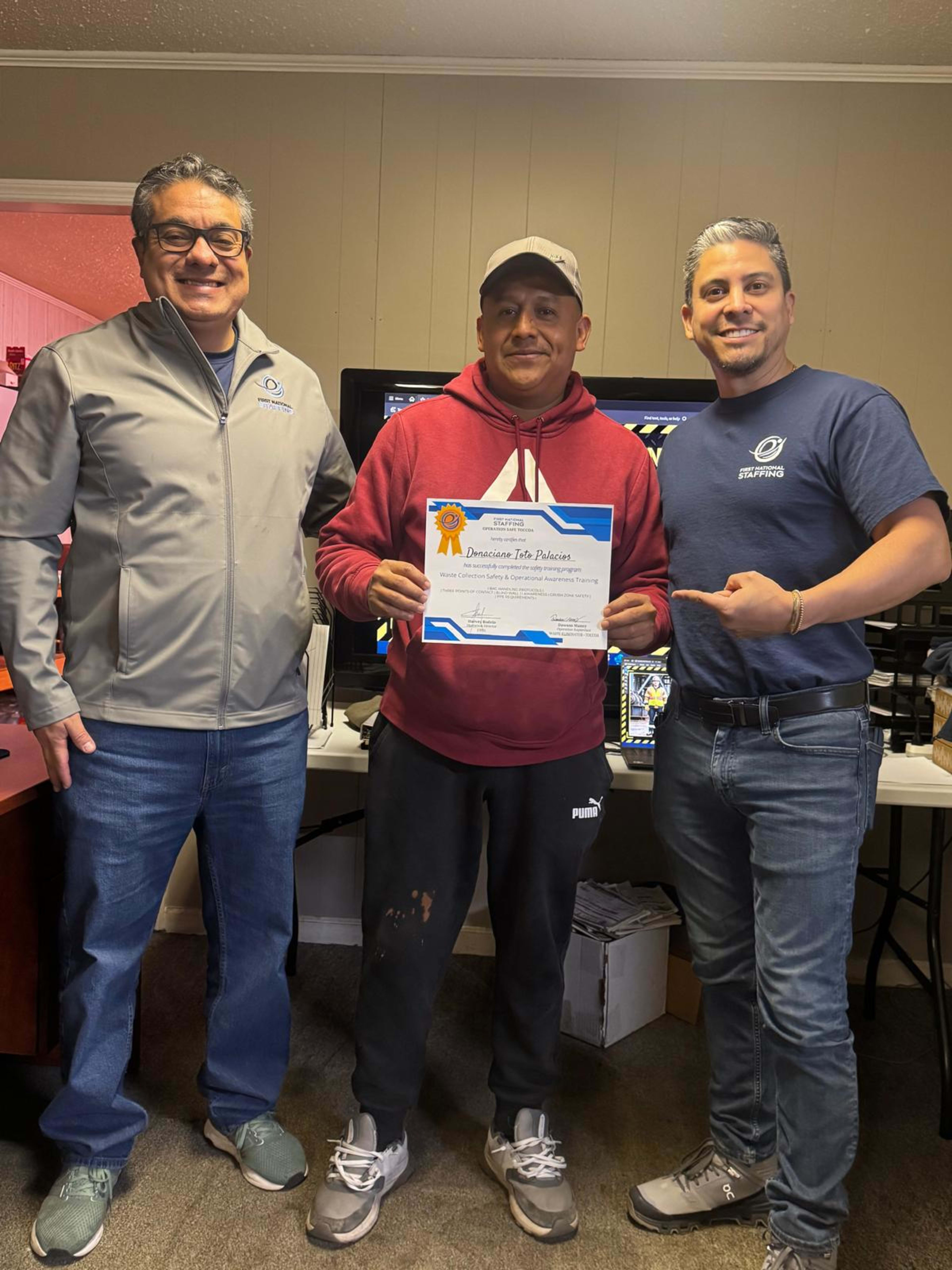 FNSG associates participating in safety training in Toccoa