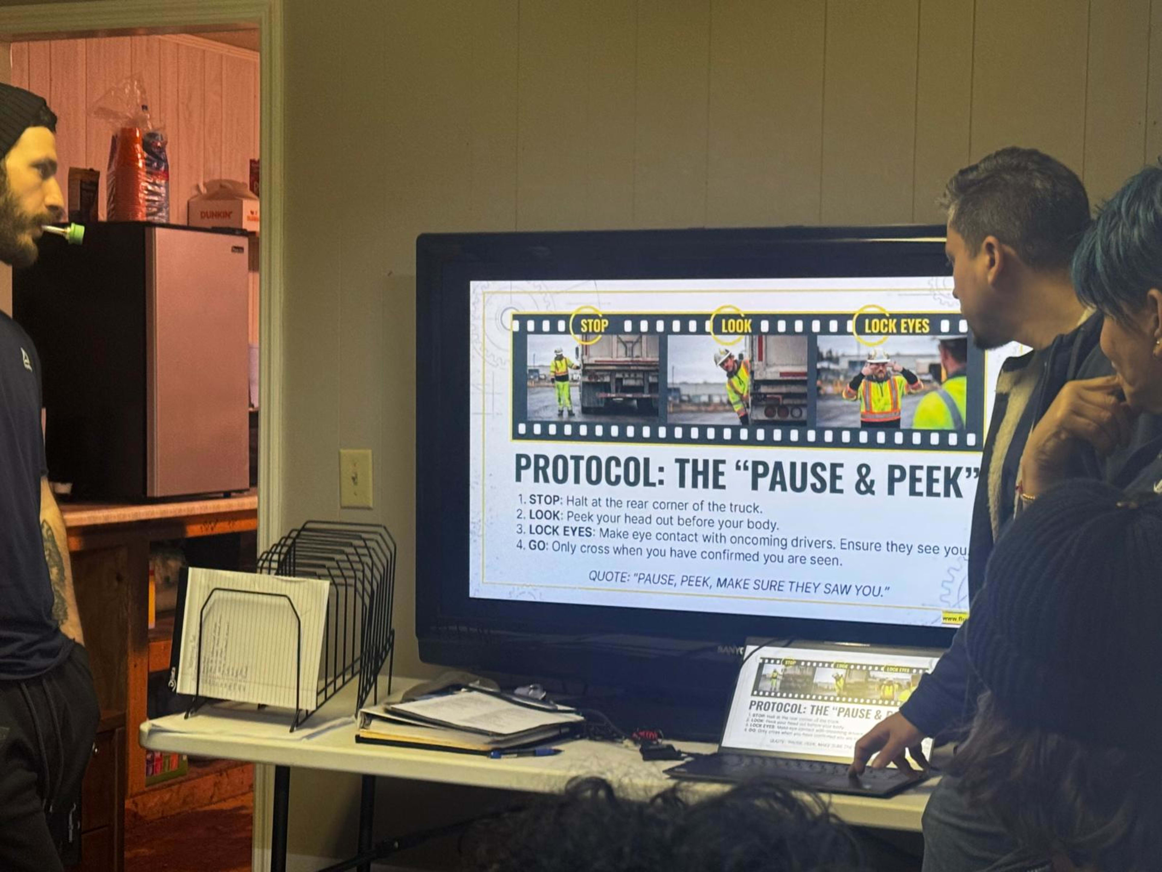 FNSG associates participating in safety training in Toccoa