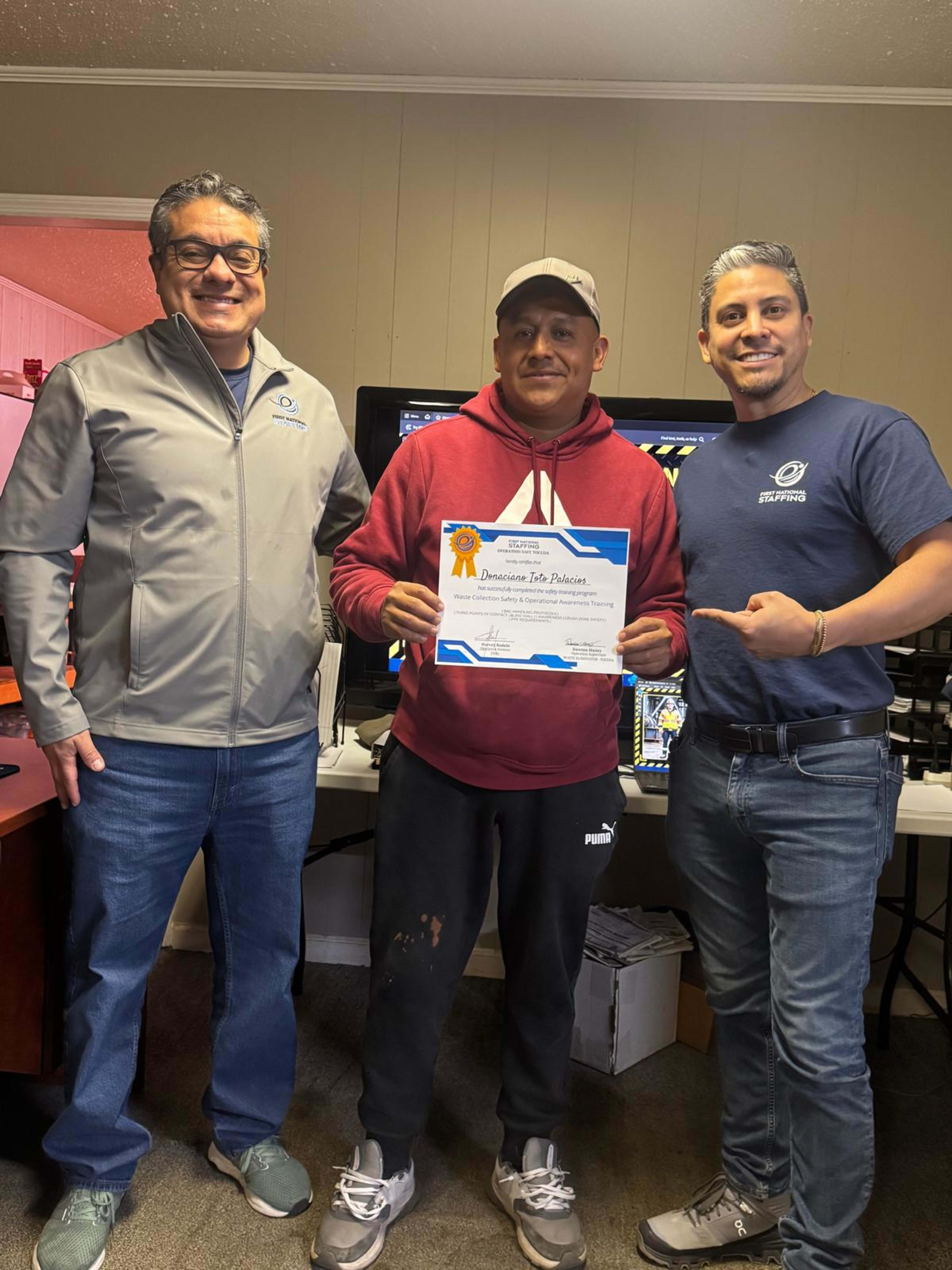 FNSG associates participating in safety training in Toccoa