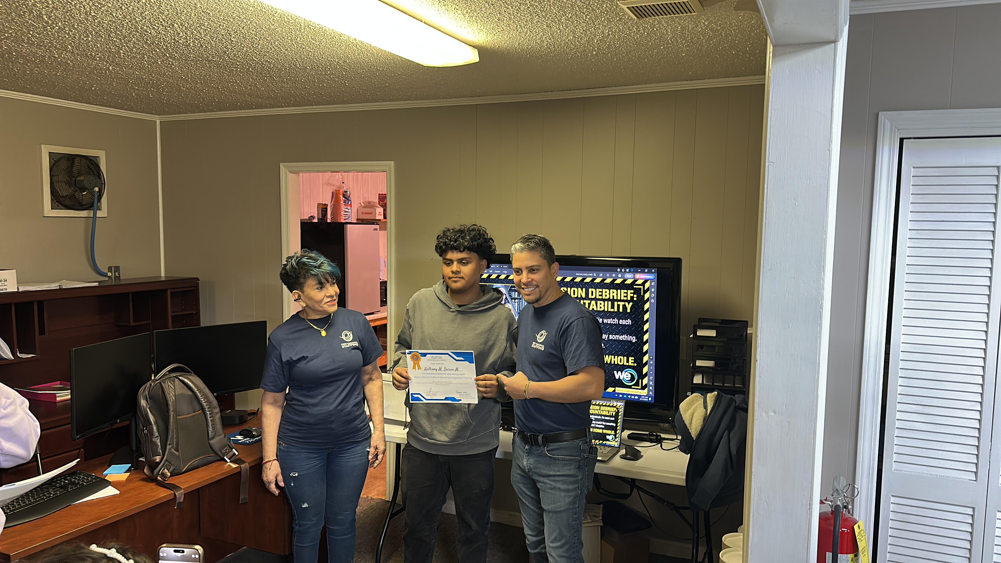 FNSG associates participating in safety training in Toccoa