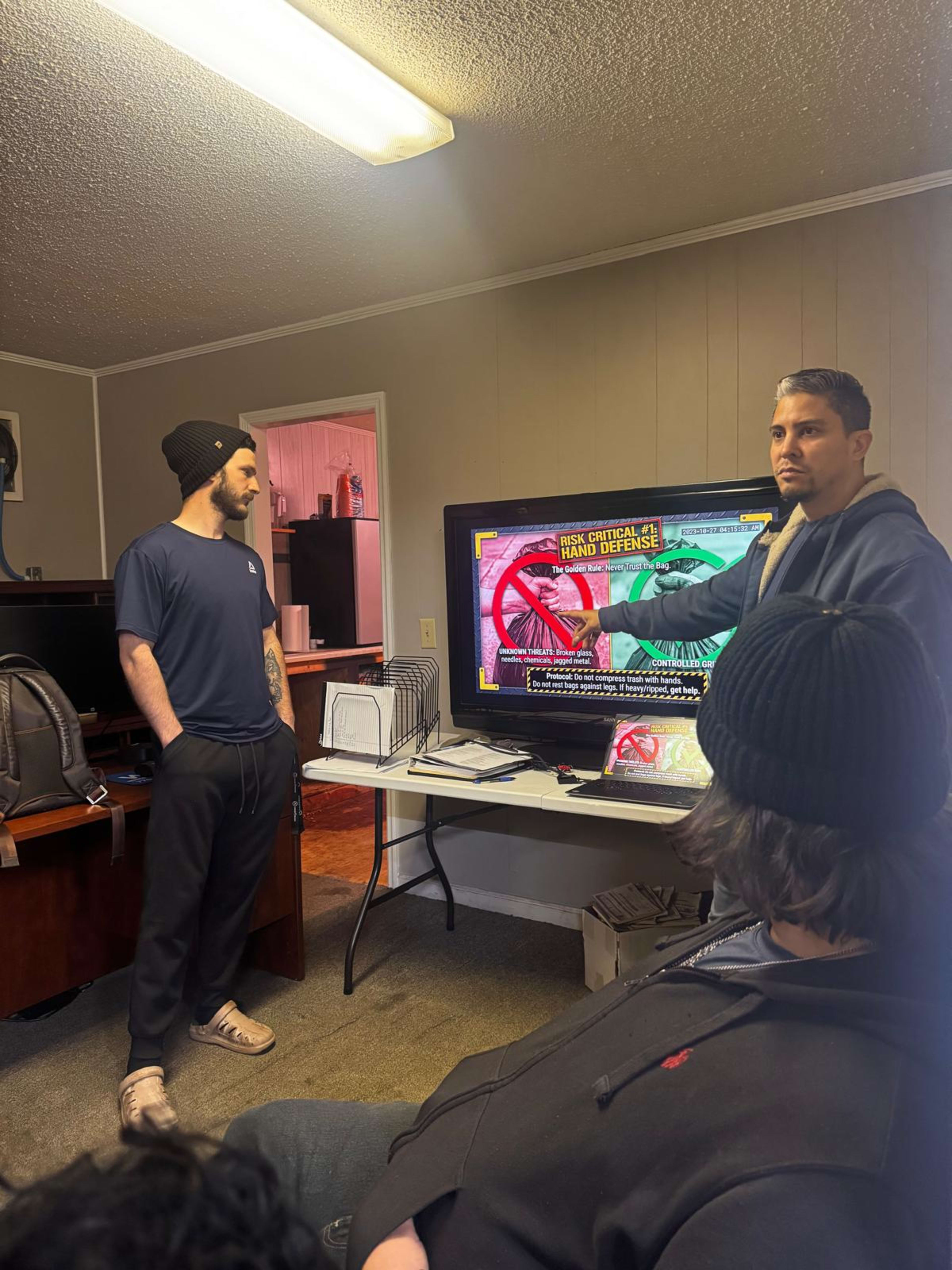 FNSG associates participating in safety training in Toccoa